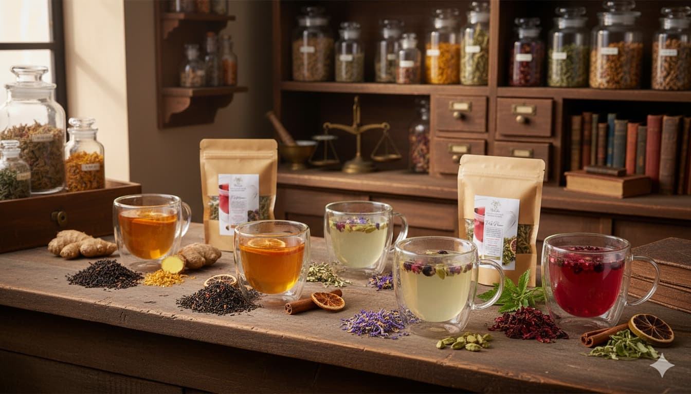 Magic Tea Shop homepage banner